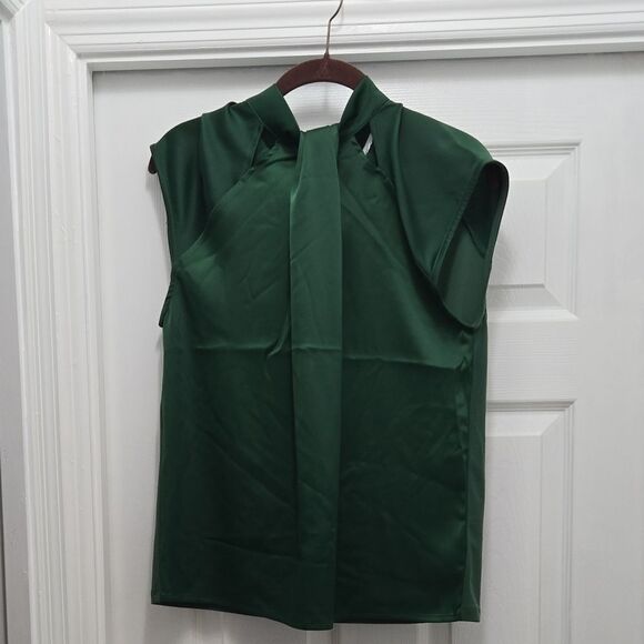 Nine West Dark Green Blouse - Picture 1 of 3